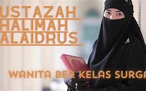 Wanita Yang Dirindukan Surga Bahasa Arabnya